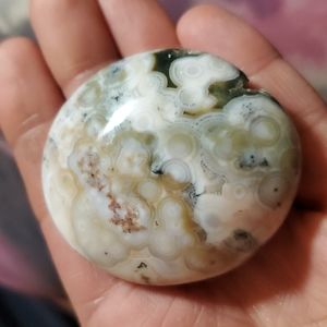 8TH VEIN OJ PALM Ocean Jasper Orbs